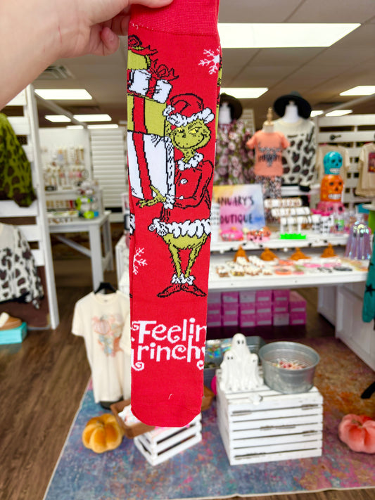 Feeling Gr*nchy Gr*nch Socks