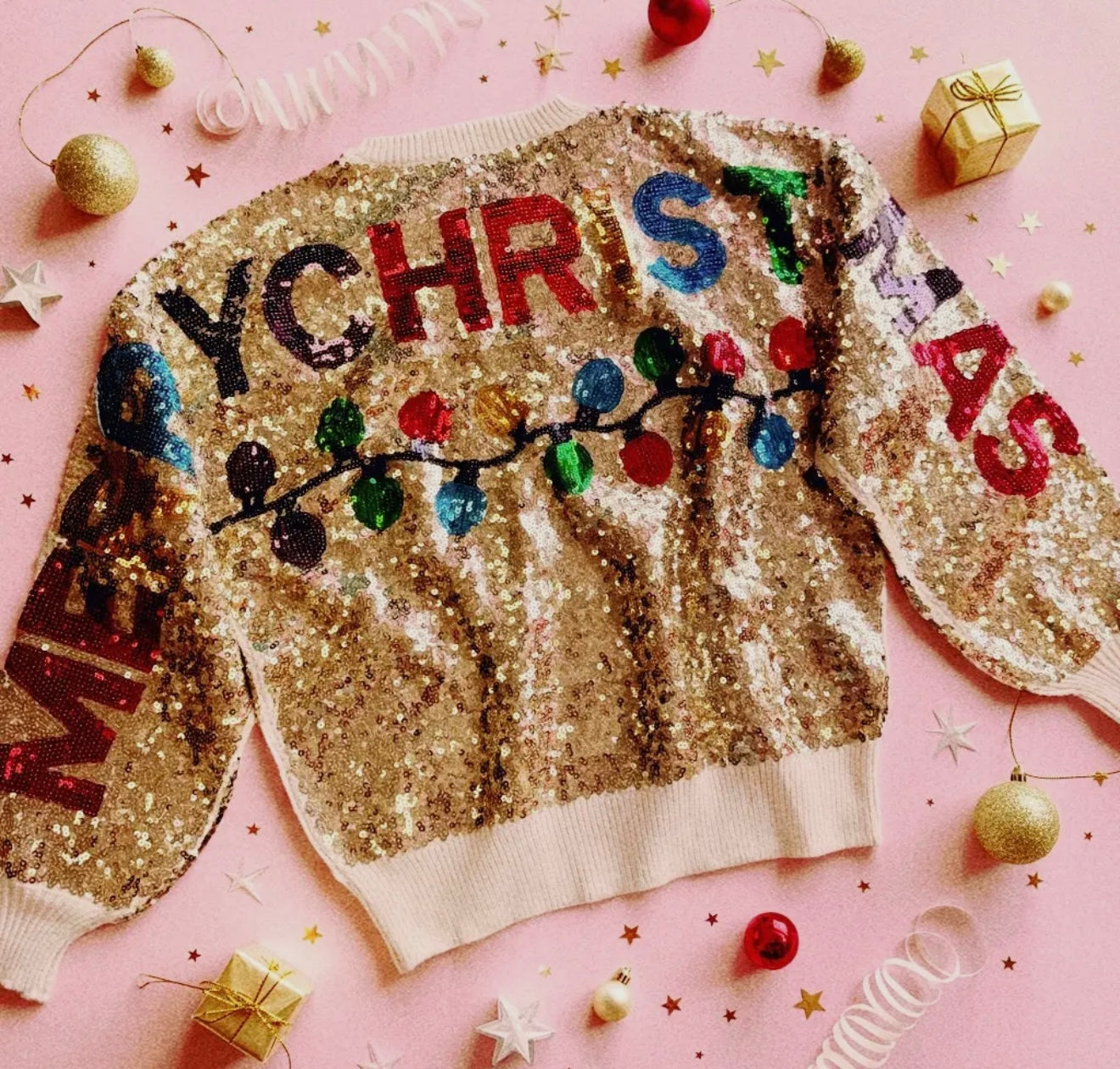 PREORDER Sequin CHRISTMAS Sweater