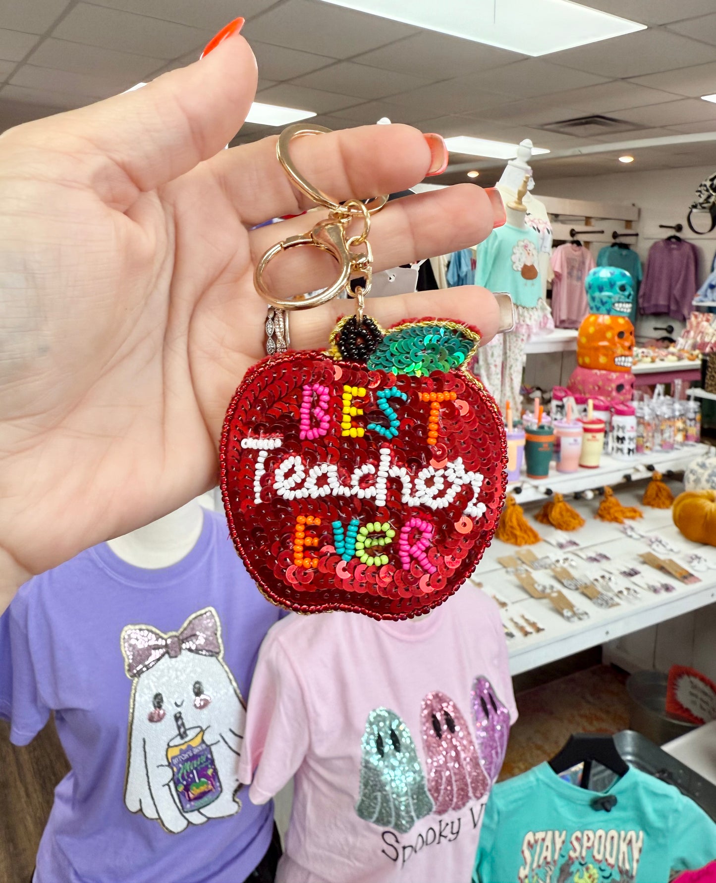 Best Teacher Ever Keychain