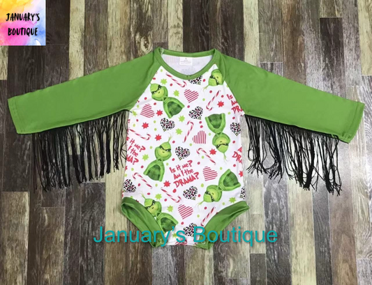 Girl’s Grinch Bubble
