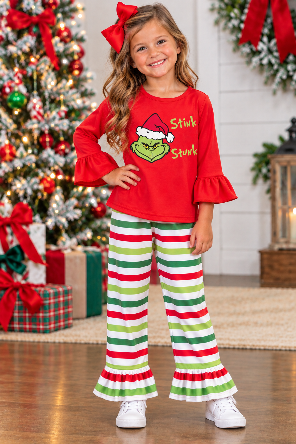 Girl’s STINK STANK STUNK Pant Set