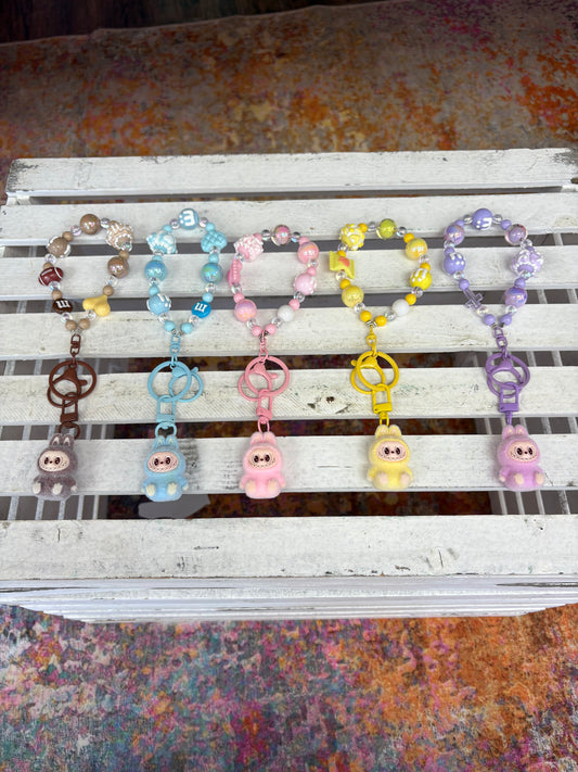 KK Labubu Charm Keychains