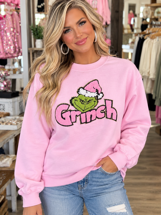 Women’s Pink Gr*nch Sweatshirt