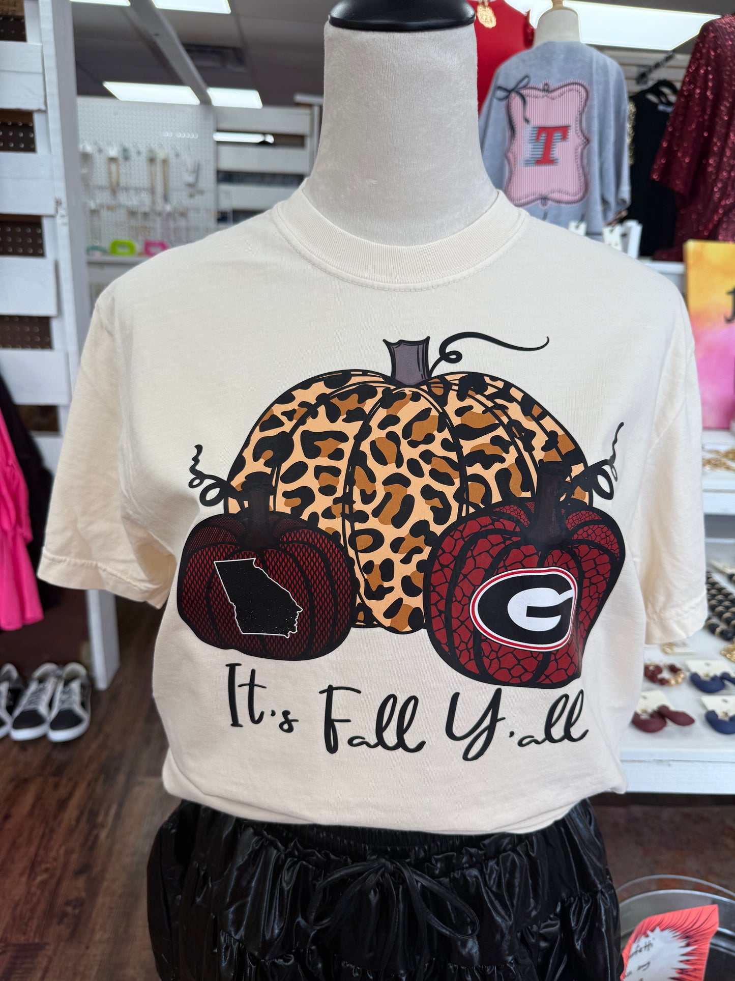 Women’s IT’S FALL Y’ALL UGA T-shirt