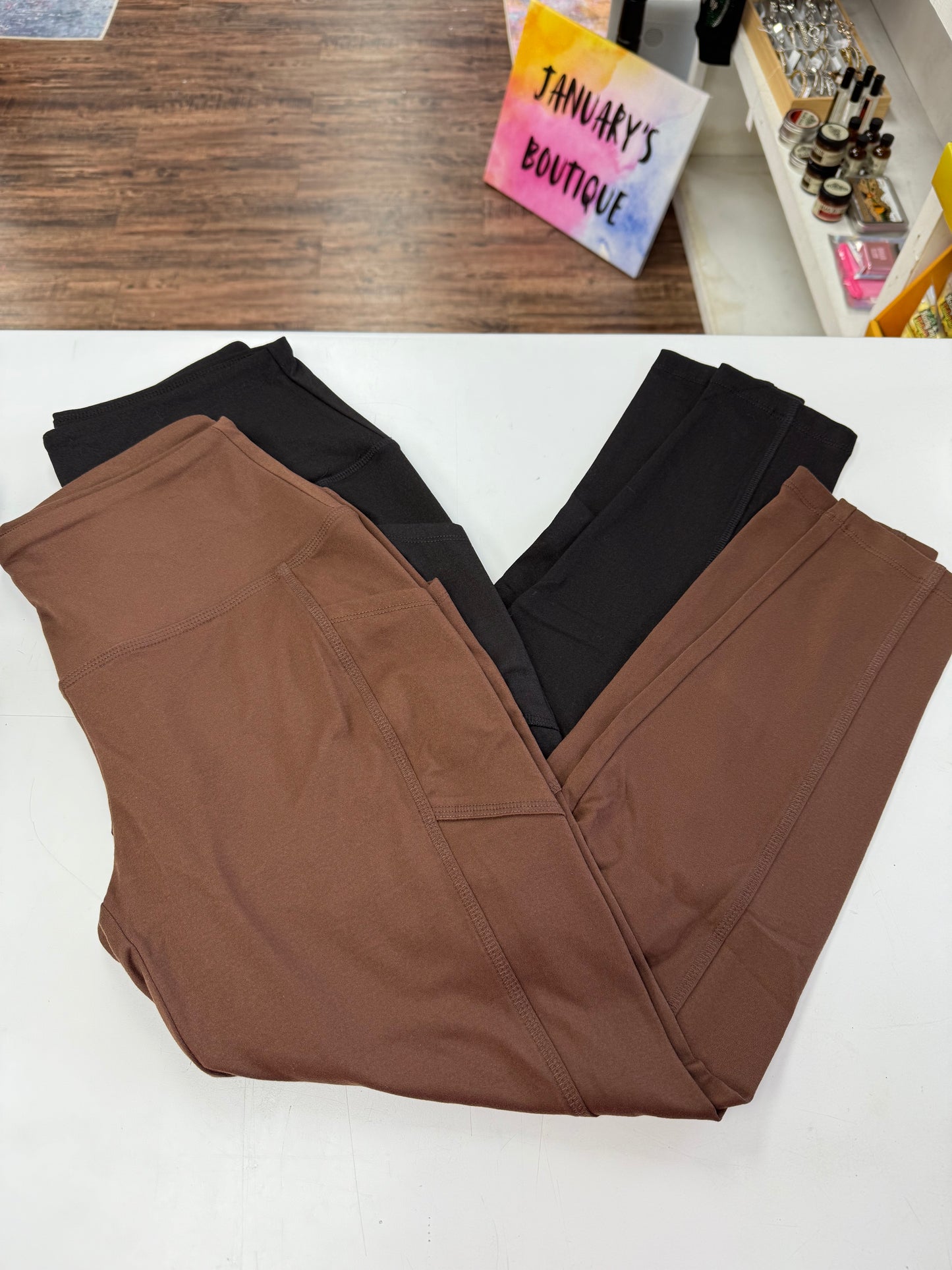 Women’s Plus Full Length Microfiber Leggings
