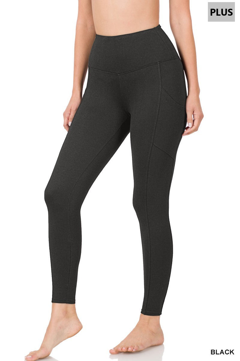 Women’s Plus Full Length Microfiber Leggings