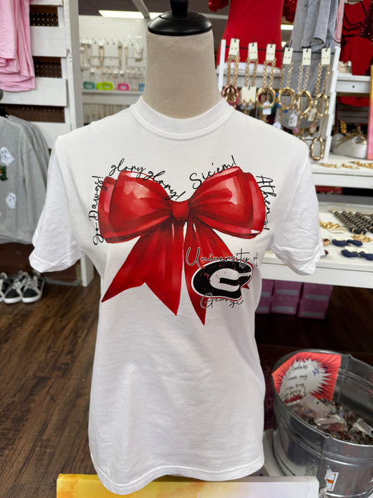 Women’s UGA Bow T-shirt