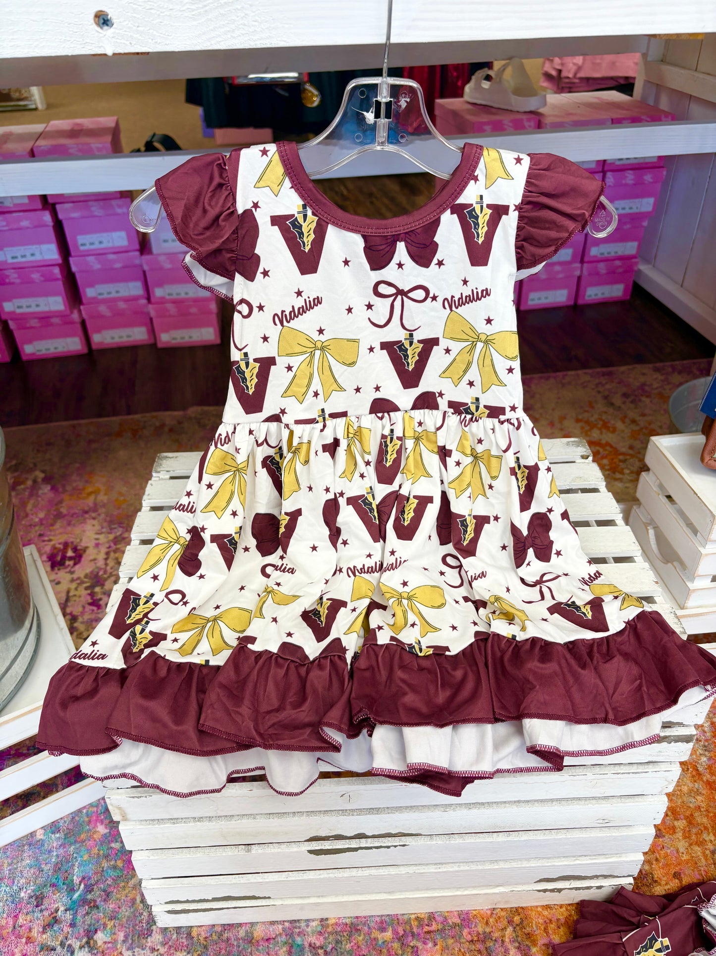 Girl’s Vidalia Bow Dress