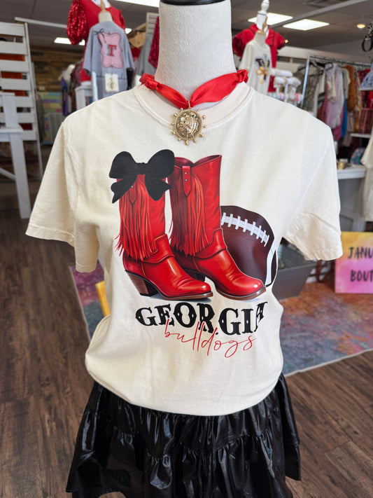 Women’s GEORGIA Boots T-shirt