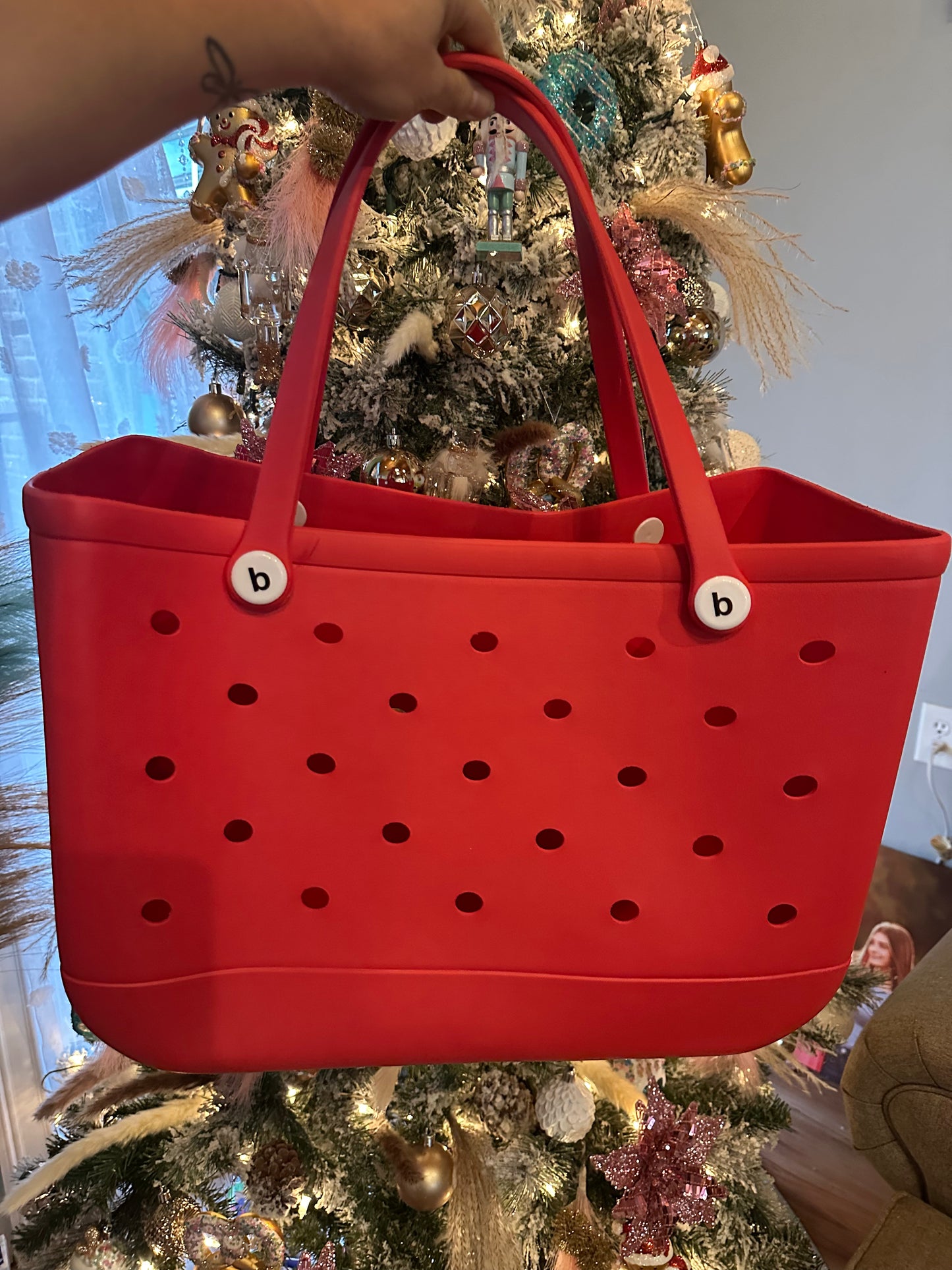 Red Large Tote