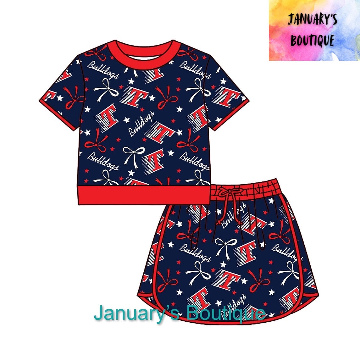 PREORDER Girl’s Toombs Skorts Set