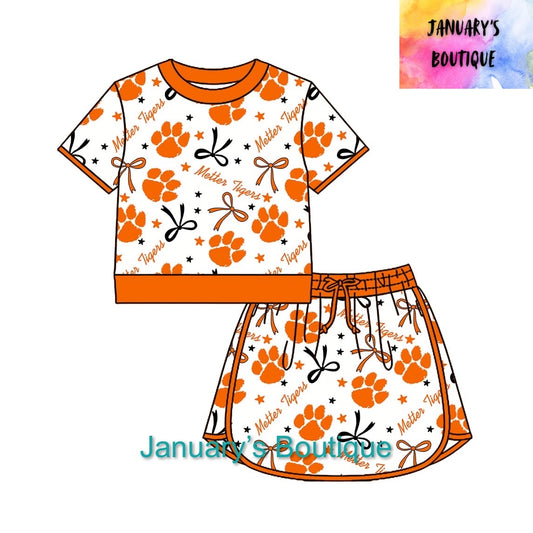 Girl’s Metter Tigers Skorts Set