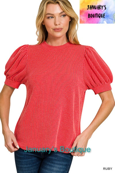 Women’s Ruby Ribbed Top