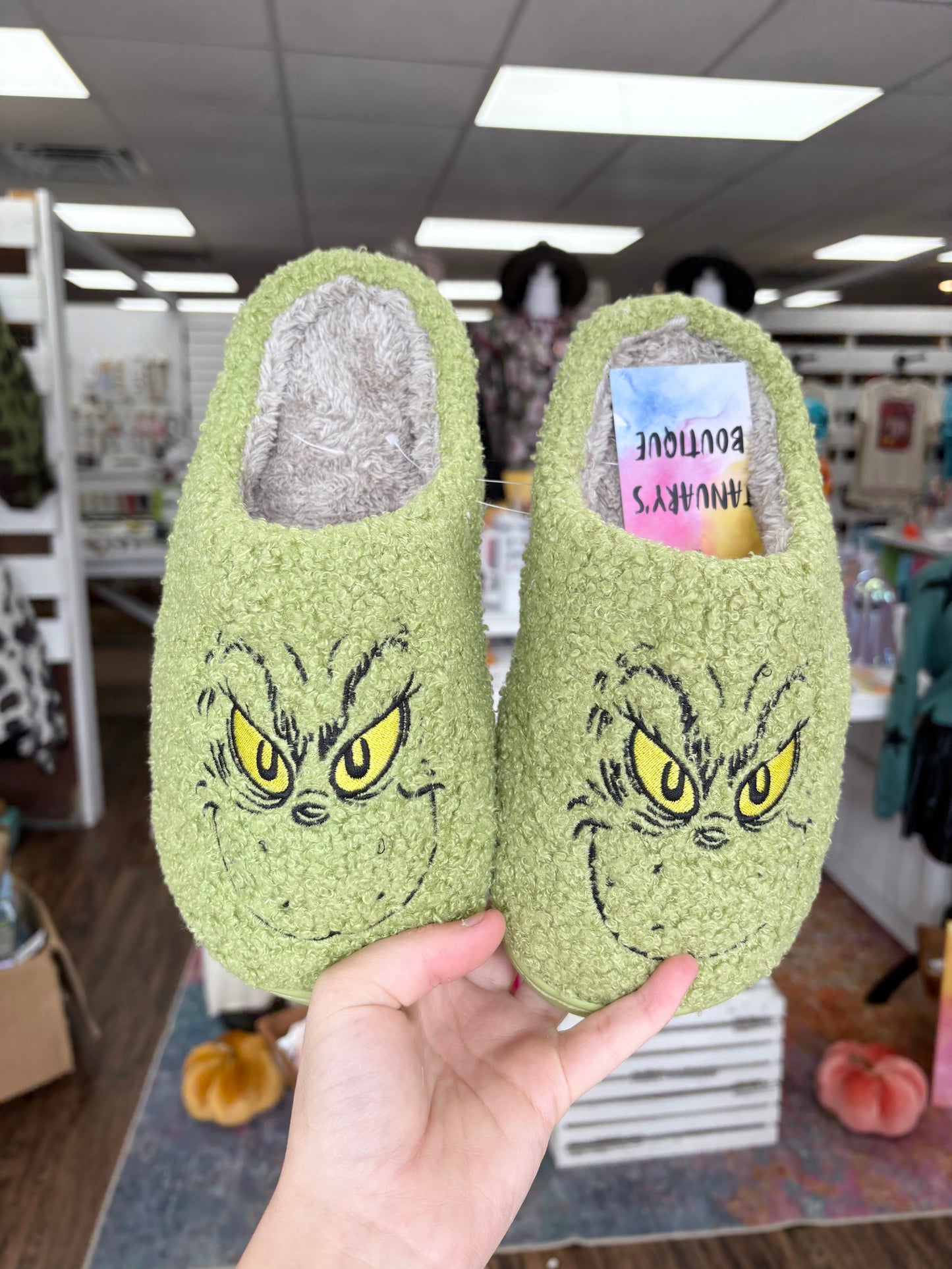 Unisex Adult Grin*h Slippers