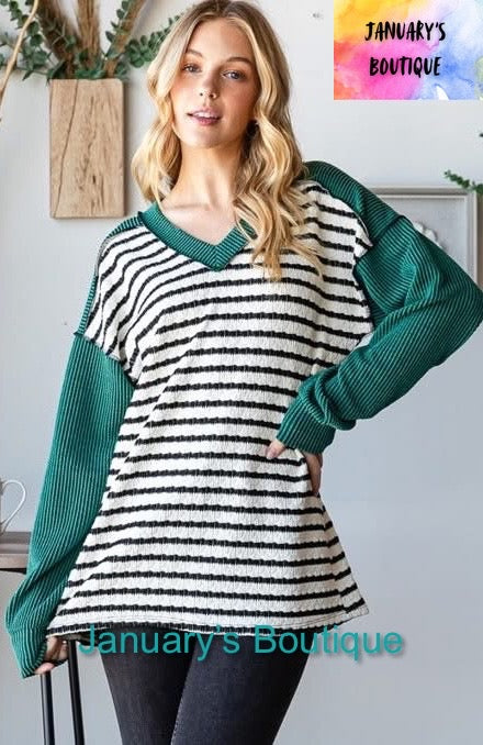 Women’s Plus Hunter Green Top