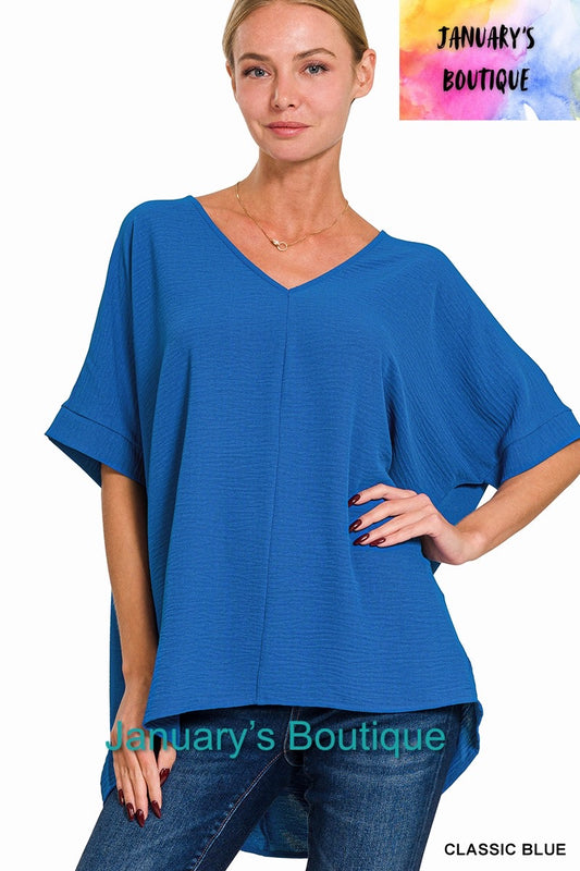 Women’s Classic Blue Airflow Dolman Top