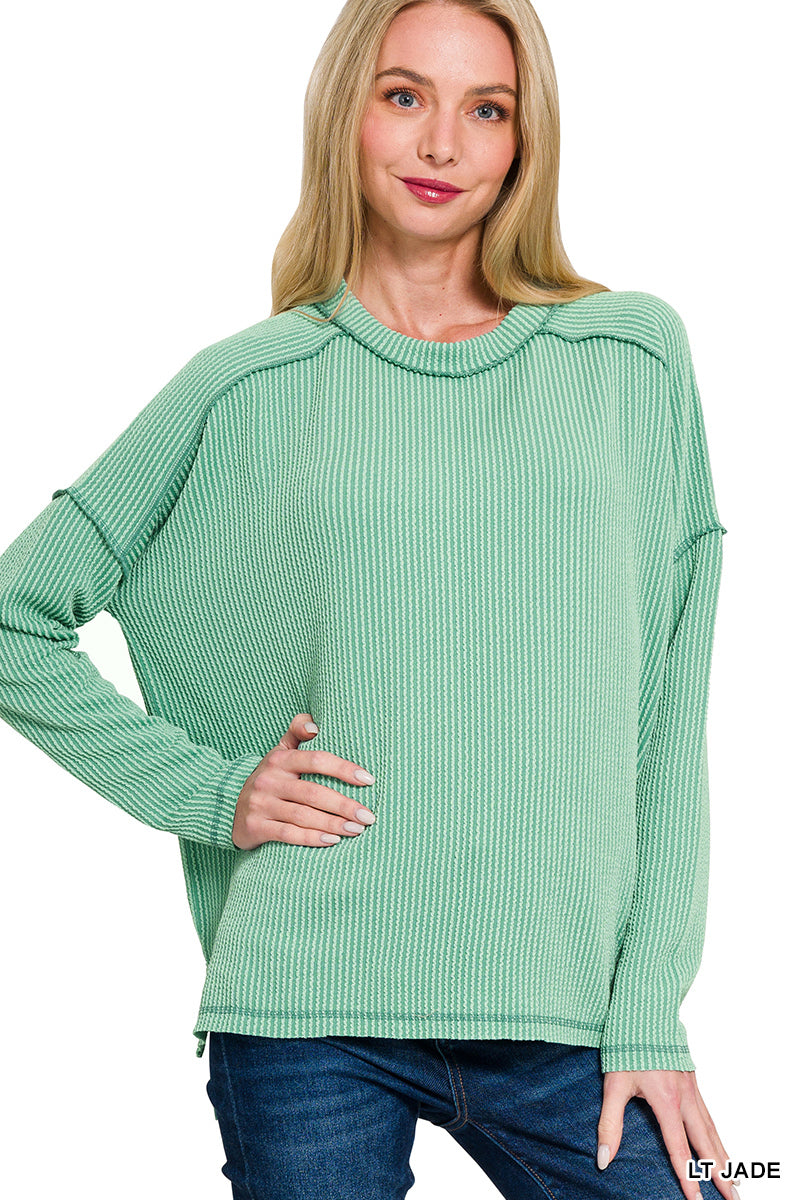 Women’s Lt Jade Urban Ribbed Top