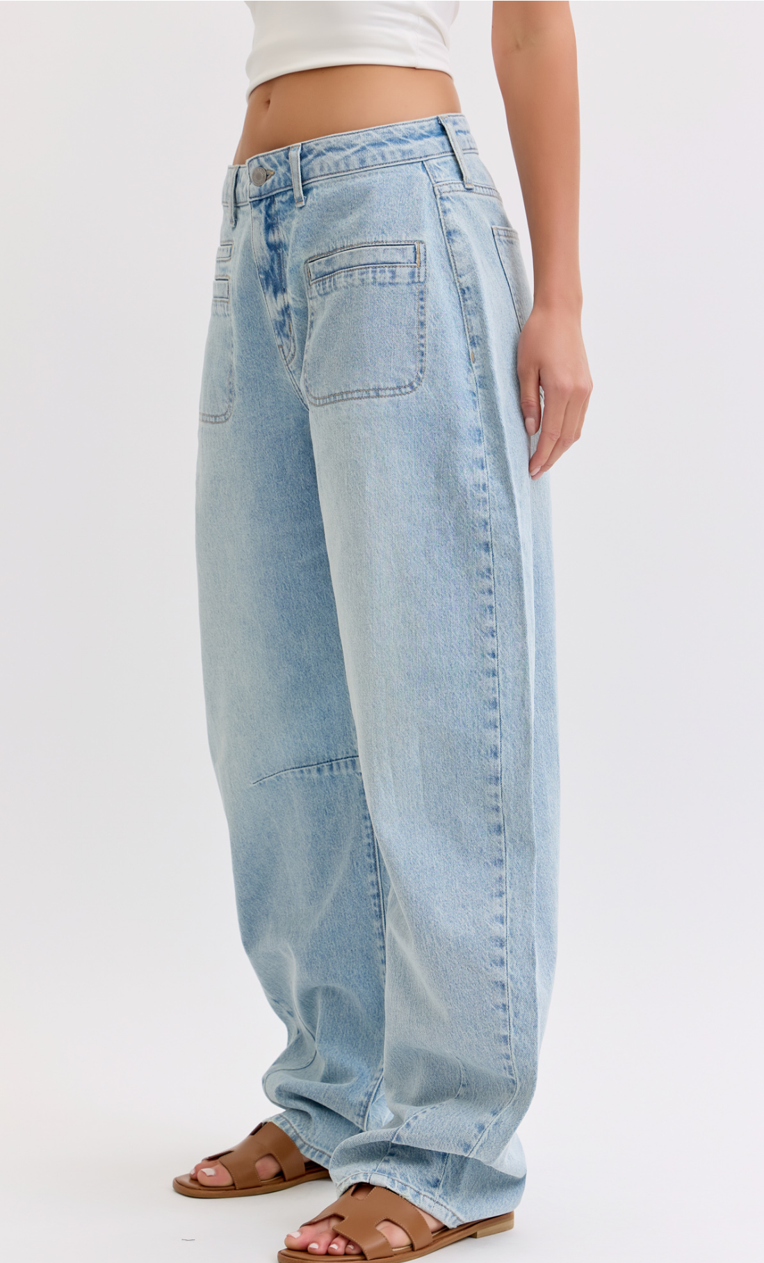 Cello Barrel Jeans 30” Inseam