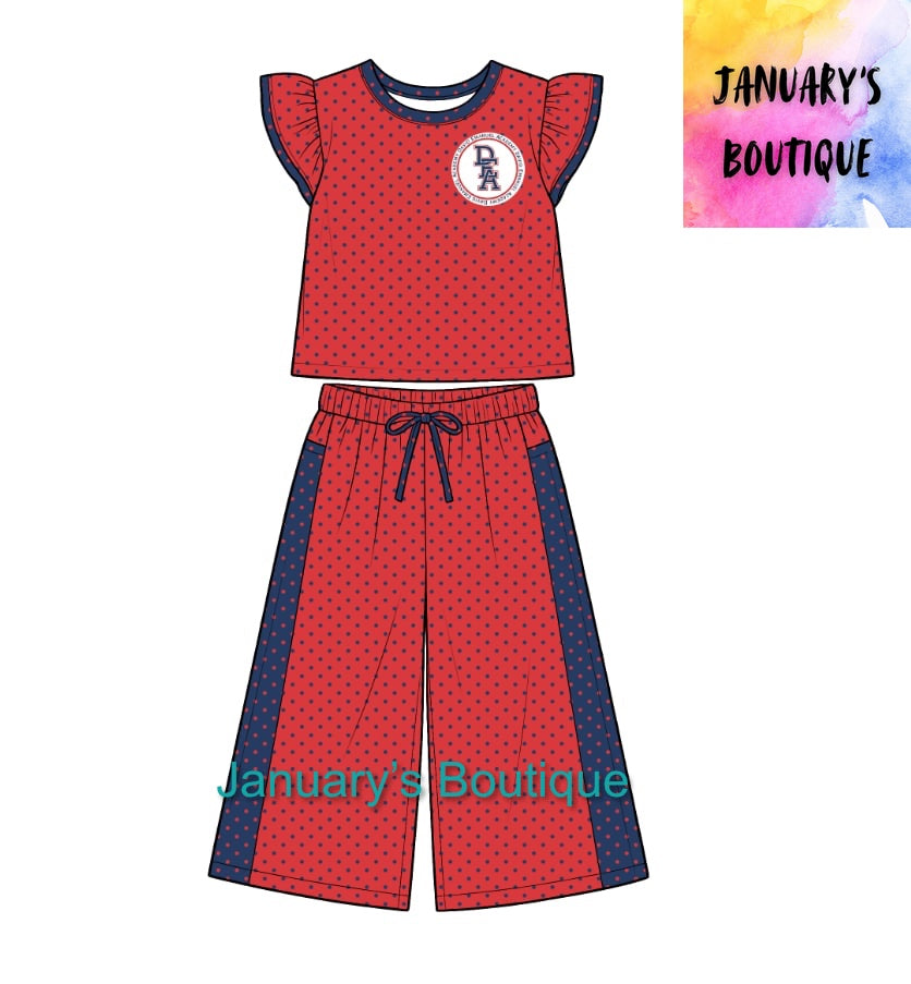 Preorder: Girl’s David Emanuel County Pant Set