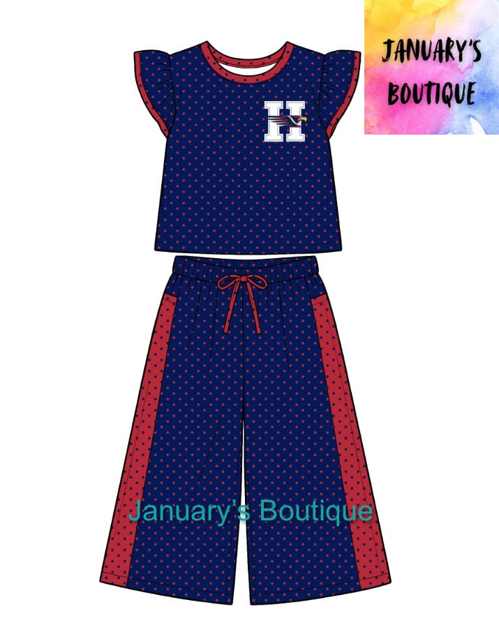 Preorder: Girl’s Vidalia Heritage Pants Set