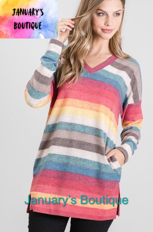 Women’s Plus Multicolor Tunic