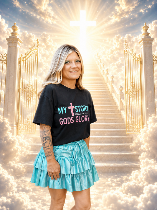 Women’s My Story God’s Glory Comfort Colors T-shirt