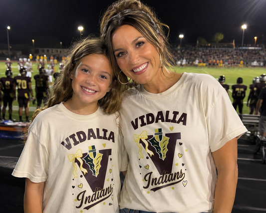 Girl’s Youth Vidalia Indians Comfort Colors T-shirt