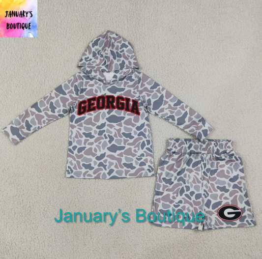 Boy’s GEORGIA Camo Shorts Set