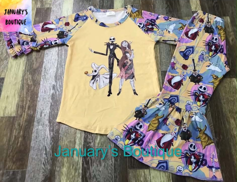 Girl’s Nightmare Before Christmas Pants Set