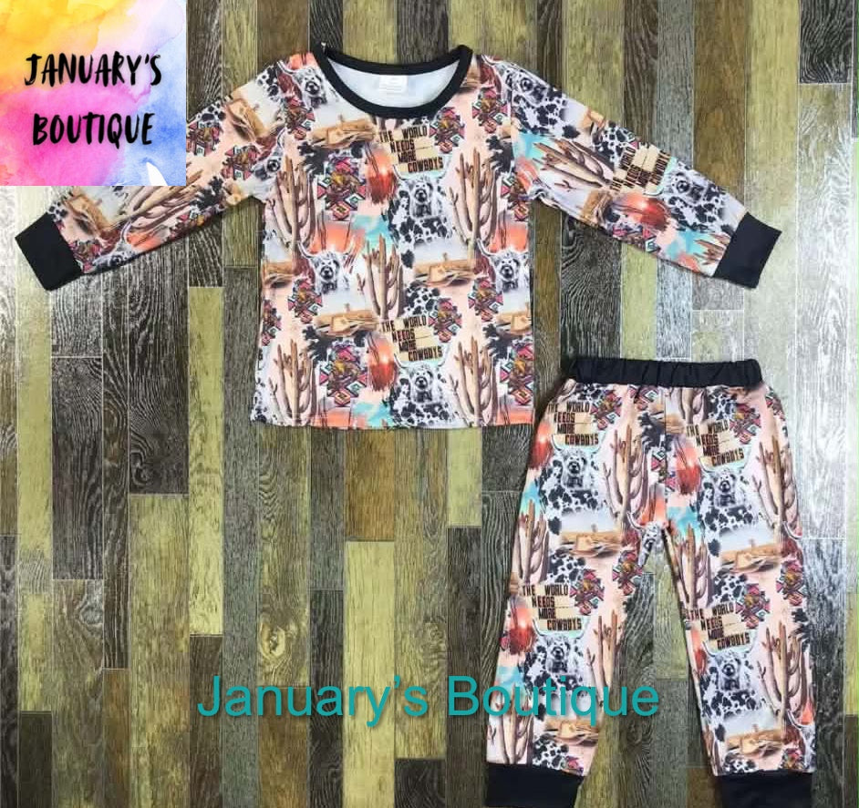 Boy’s Western Pajamas