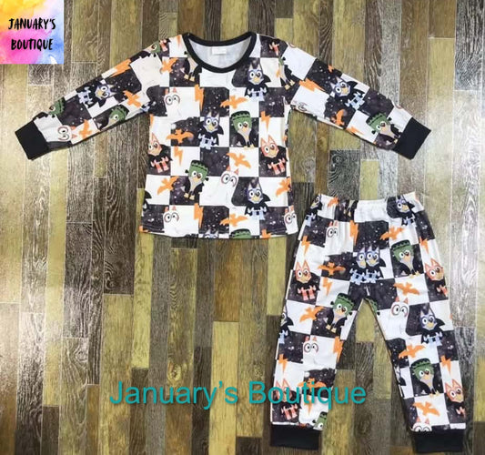 Boy’s Halloween Paw Pajamas
