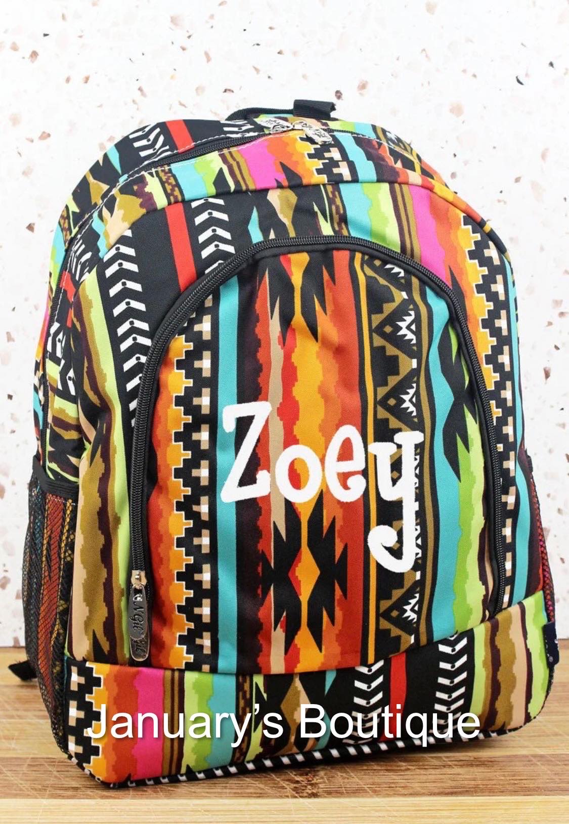 Girls Large Aztec Backpack