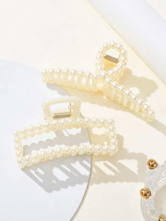 KK Classic Pearl Hair Clips