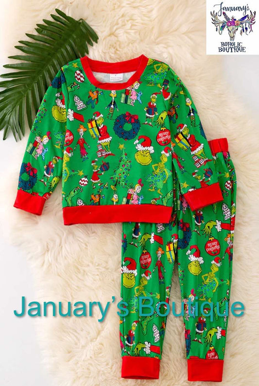 Boys Grinch Pajamas