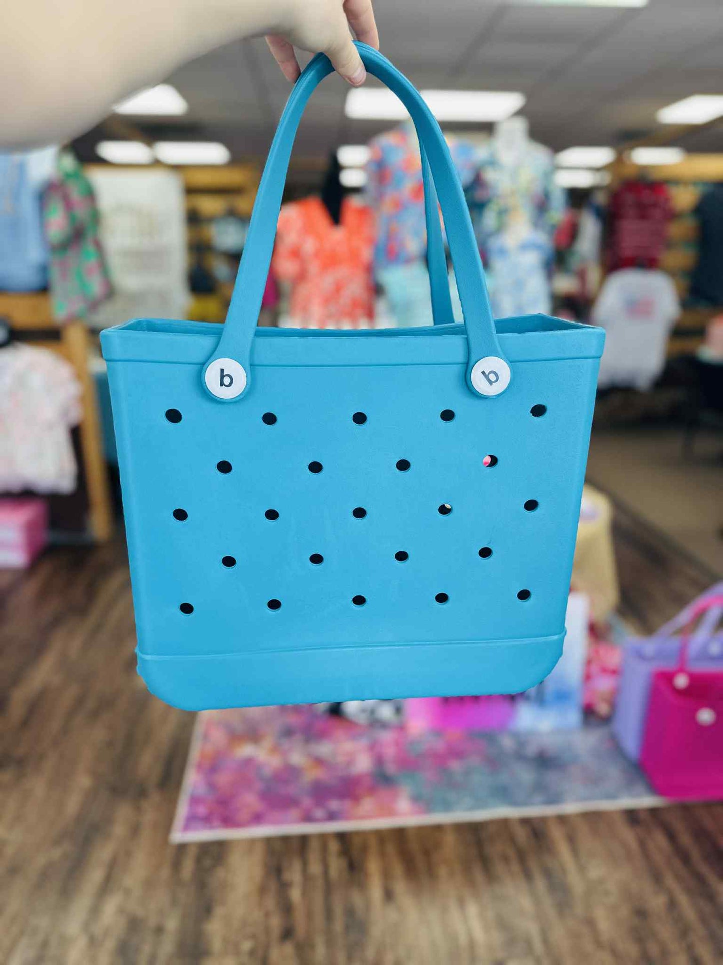 Water Blue Beach Tote