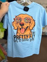 Boys Light Blue Cardin Mccoy "Pretty Fly For A Little Guy"