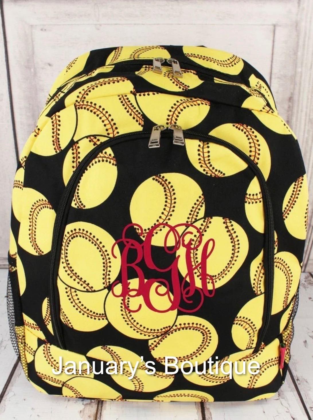 Girls Large Softball Backpack